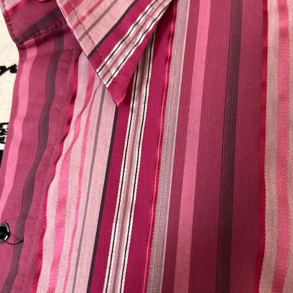 GUC button up New York & Company striped dress shirt - Picture 3 of 6